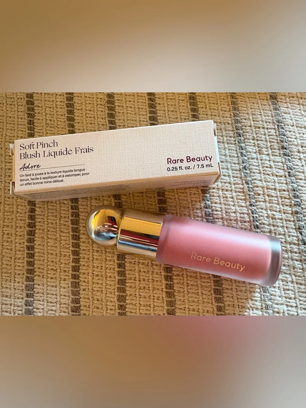 Rare Beauty Soft Pinch Liquid Blush — Adore (Bright Pink - Dewy)
